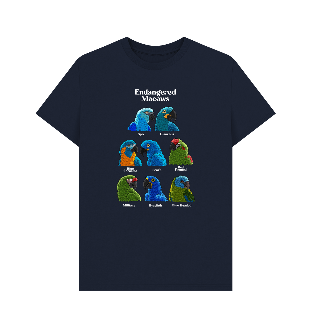Navy Blue Printed T-shirt