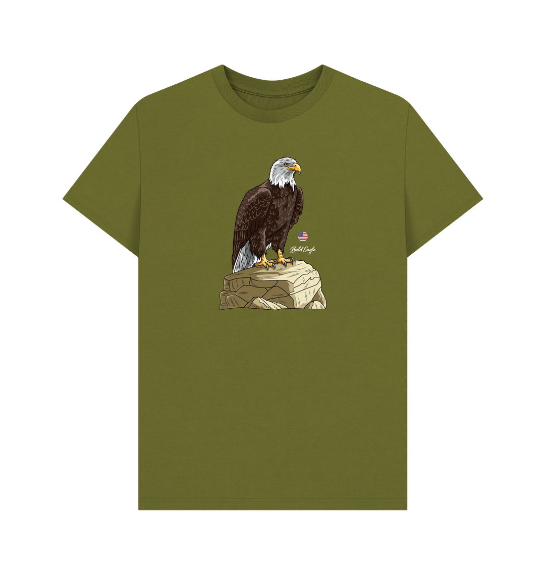 Moss Green Printed T-shirt