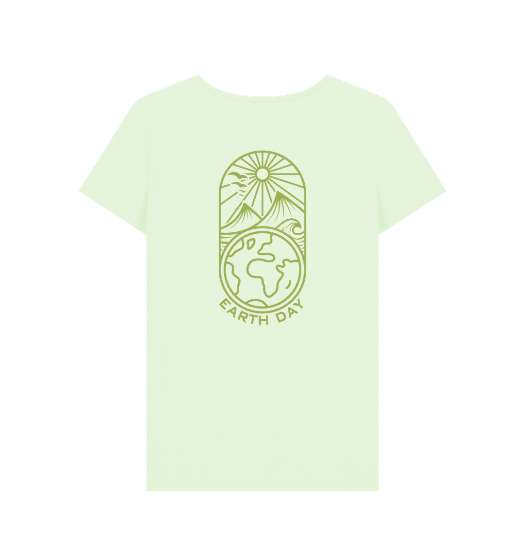 Pastel Green Printed T-shirt