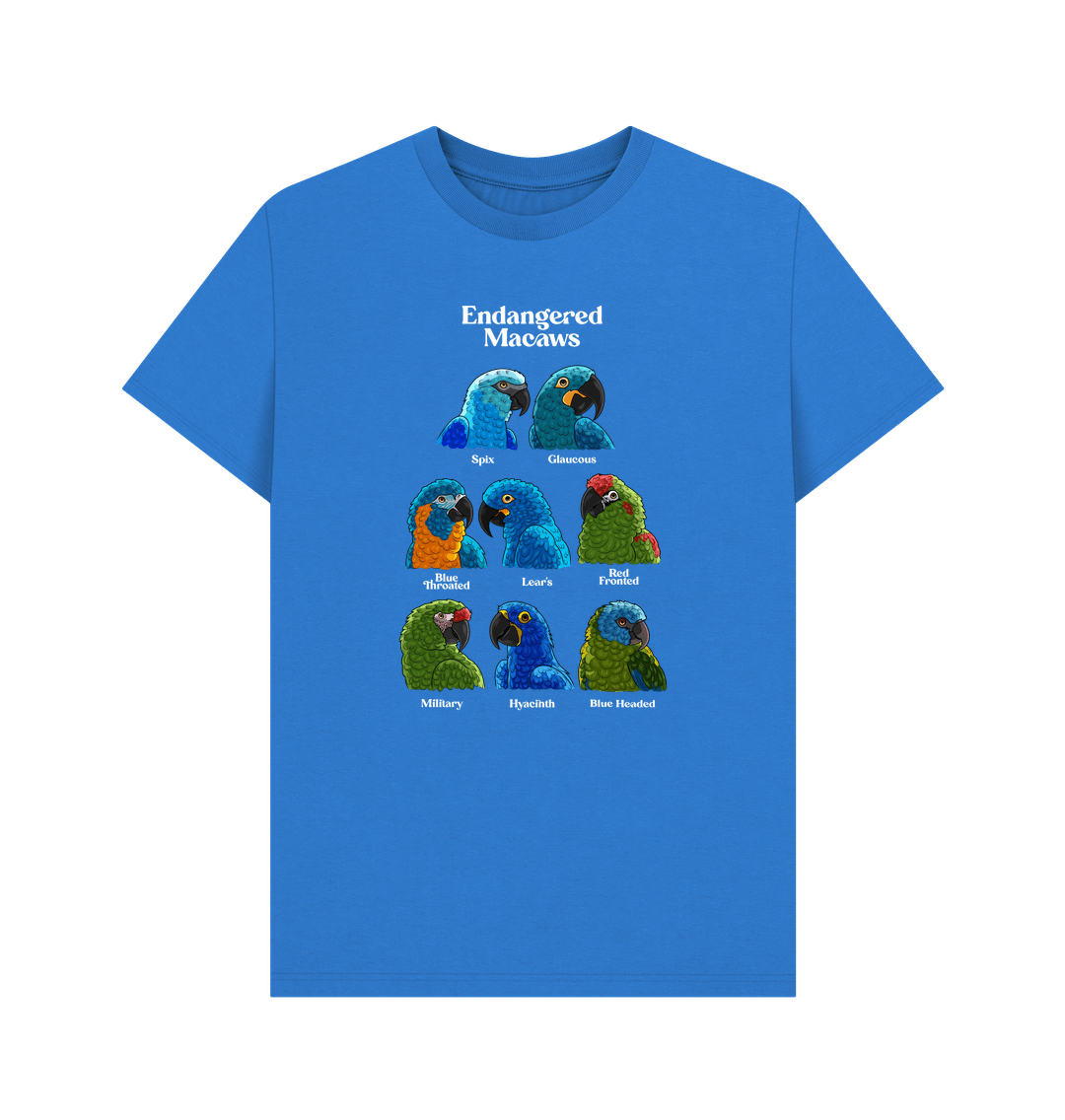 Bright Blue Printed T-shirt