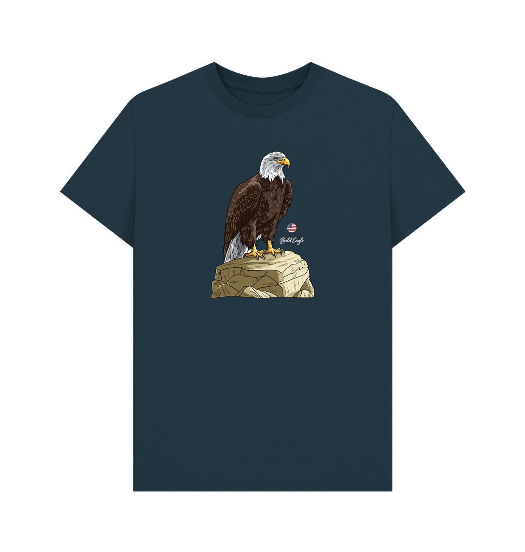 Denim Blue Printed T-shirt