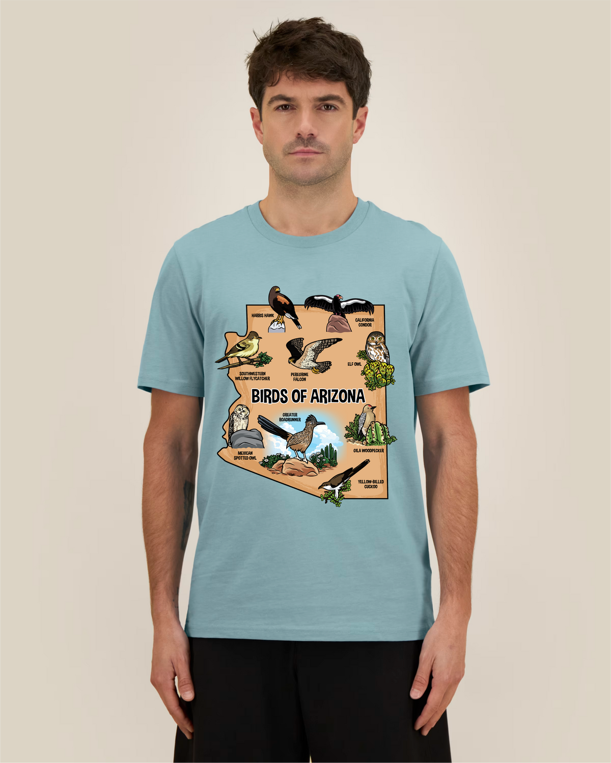 Birds of Arizona — Organic Cotton T-Shirt