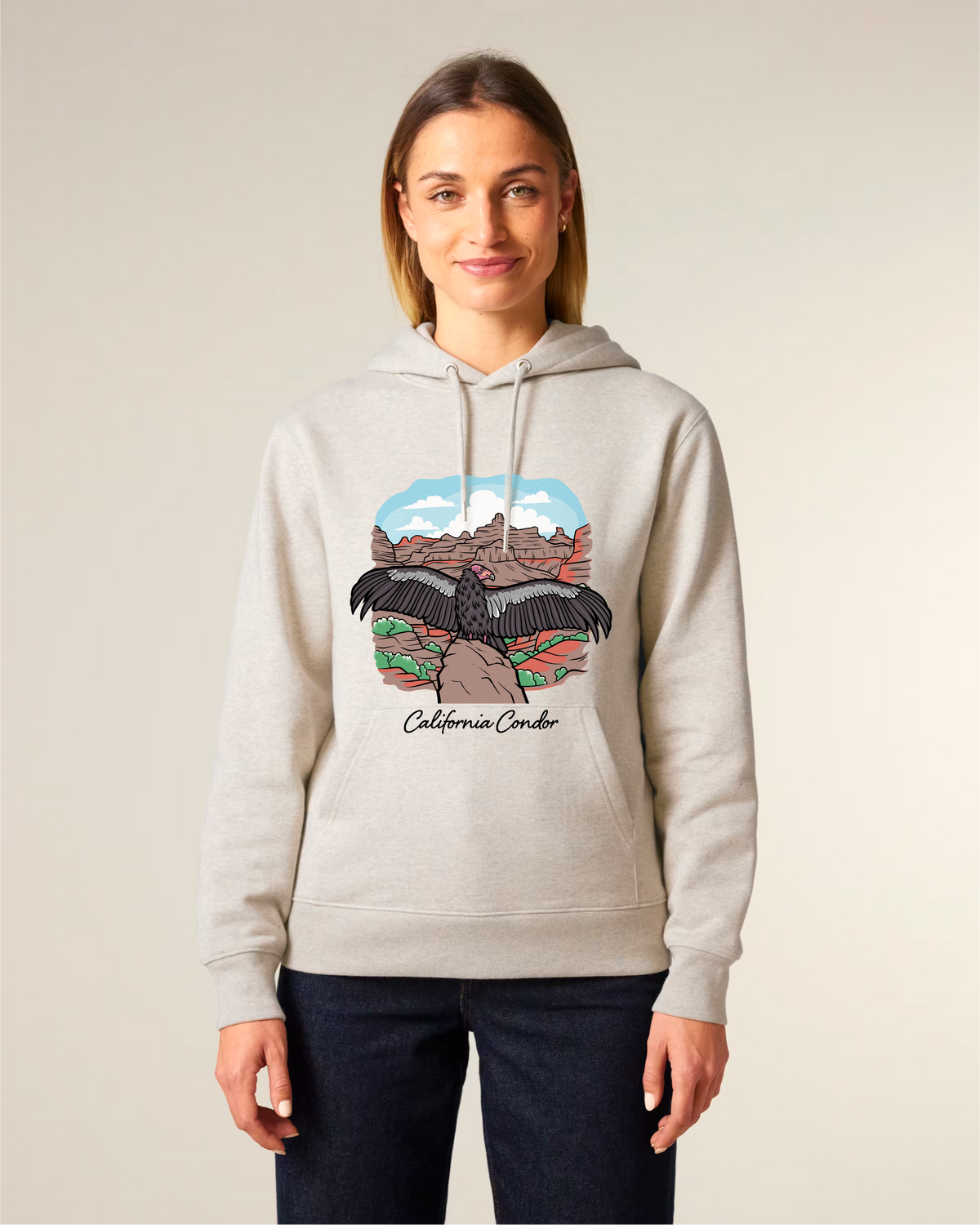 California Condor — Organic Cotton Blend Hoodie