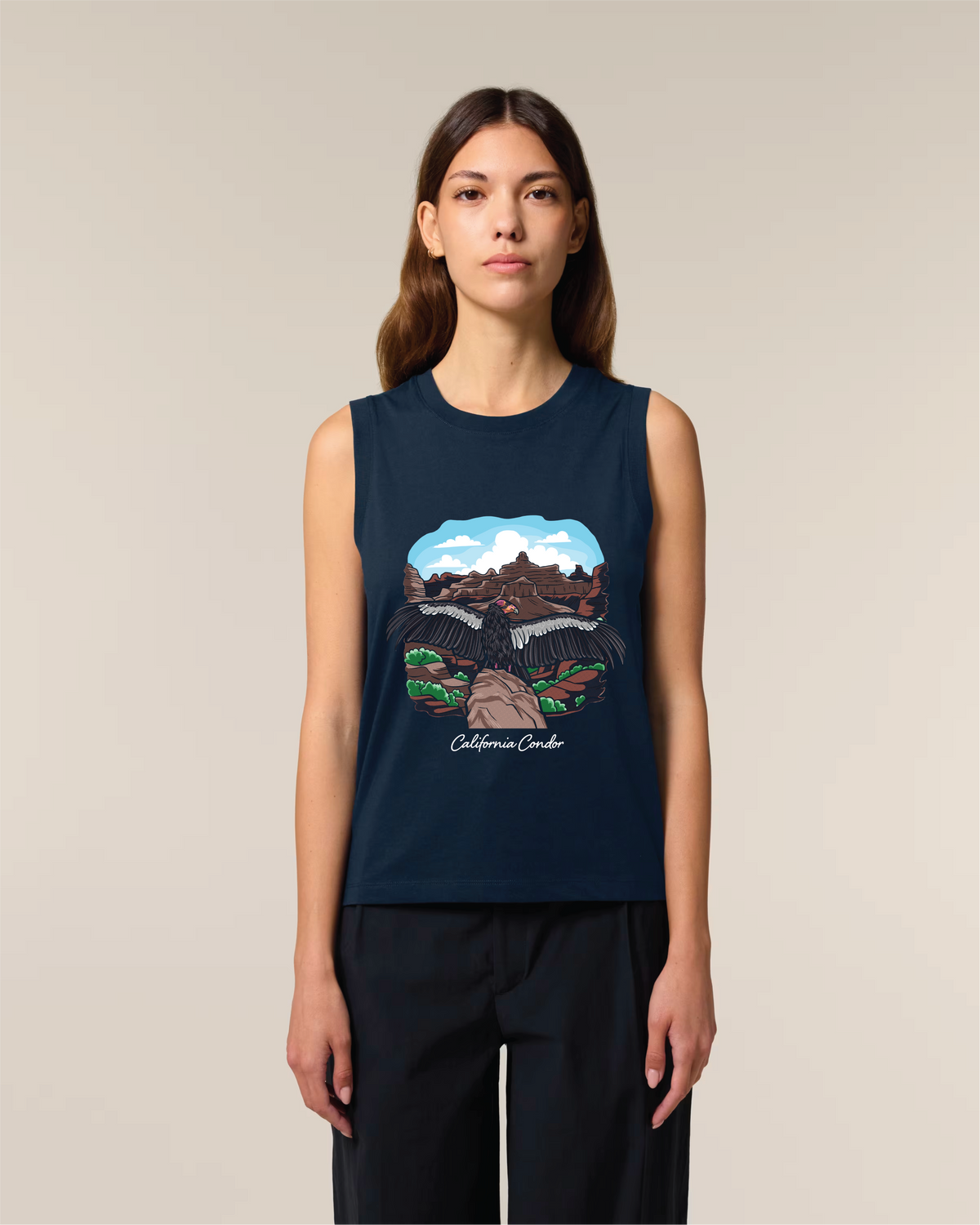 California Condor — Organic Cotton Tank Top