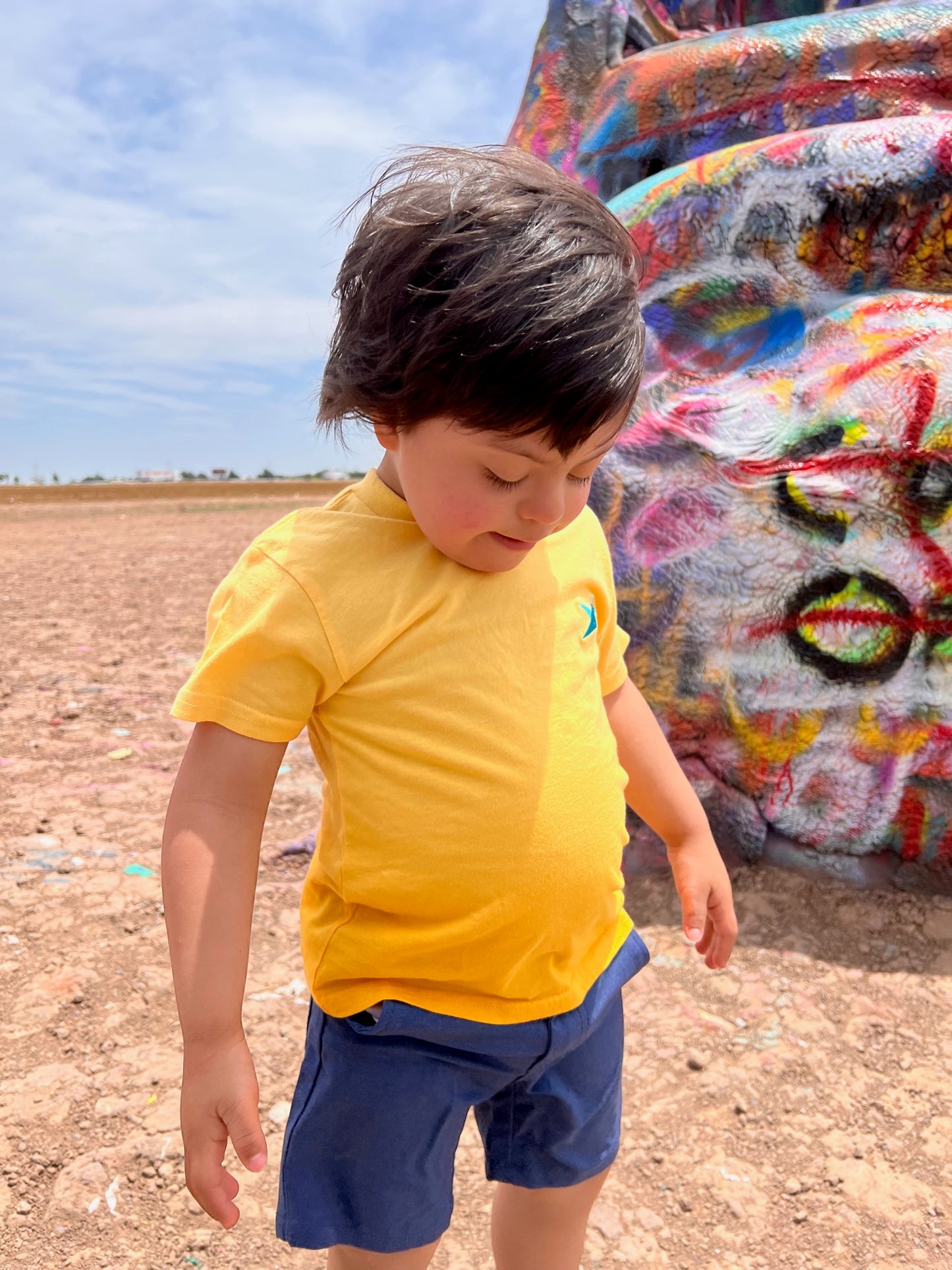 Blue-throated Macaw - Supima Cotton Unisex Kids T-Shirt - Beakwings