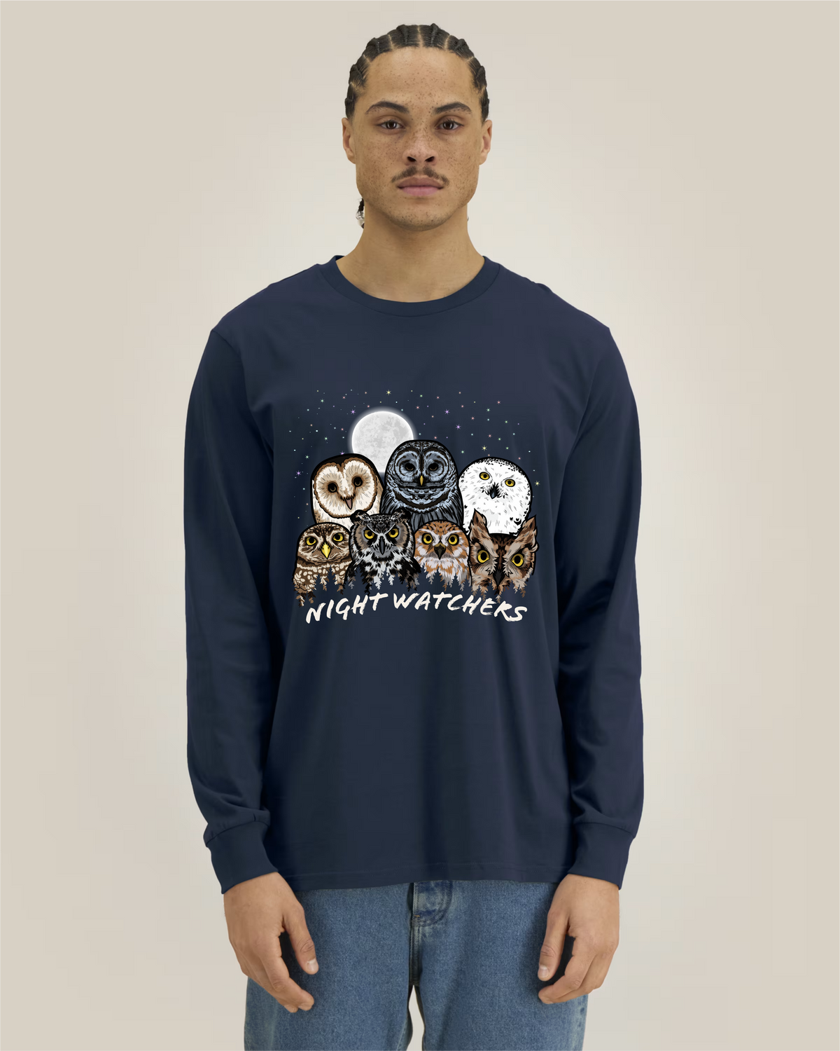 Owls of North America — Organic Cotton Long Sleeve