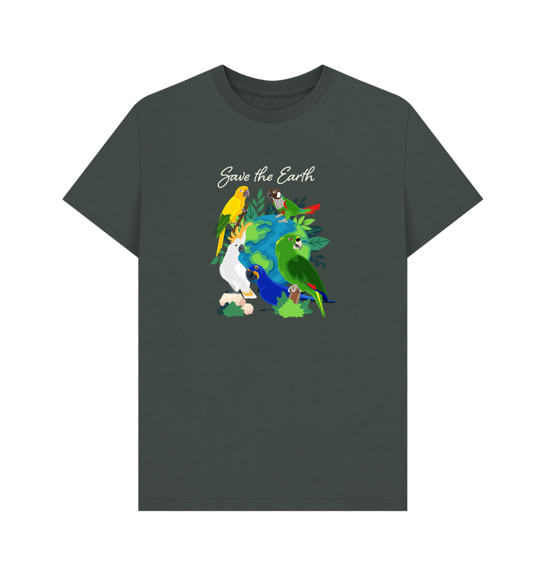 Dark Grey Printed T-shirt