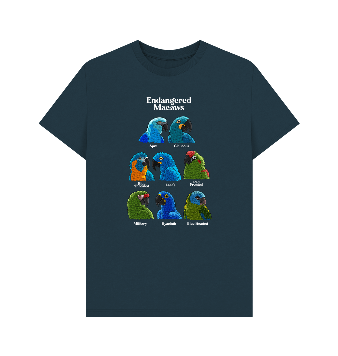 Denim Blue Printed T-shirt