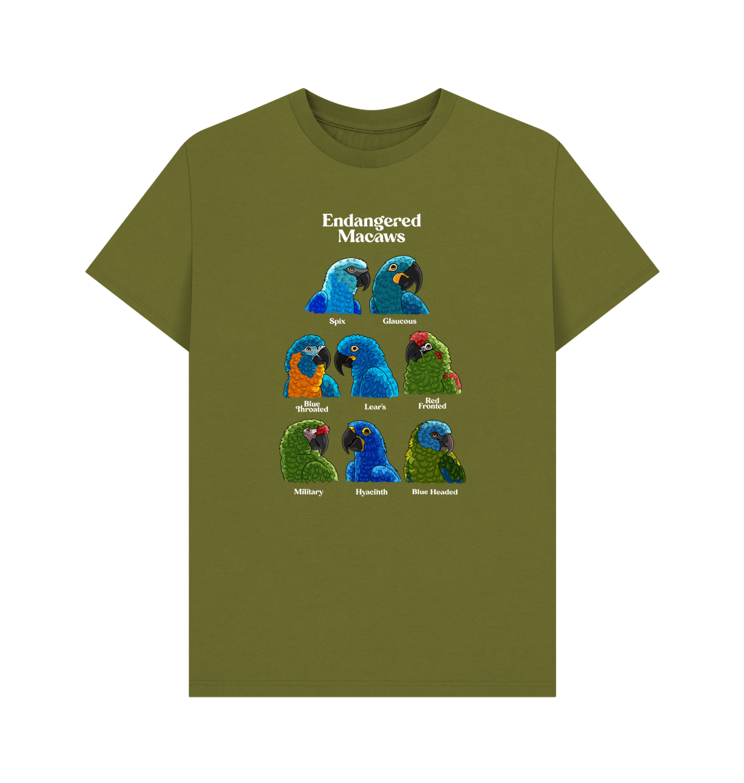 Moss Green Printed T-shirt