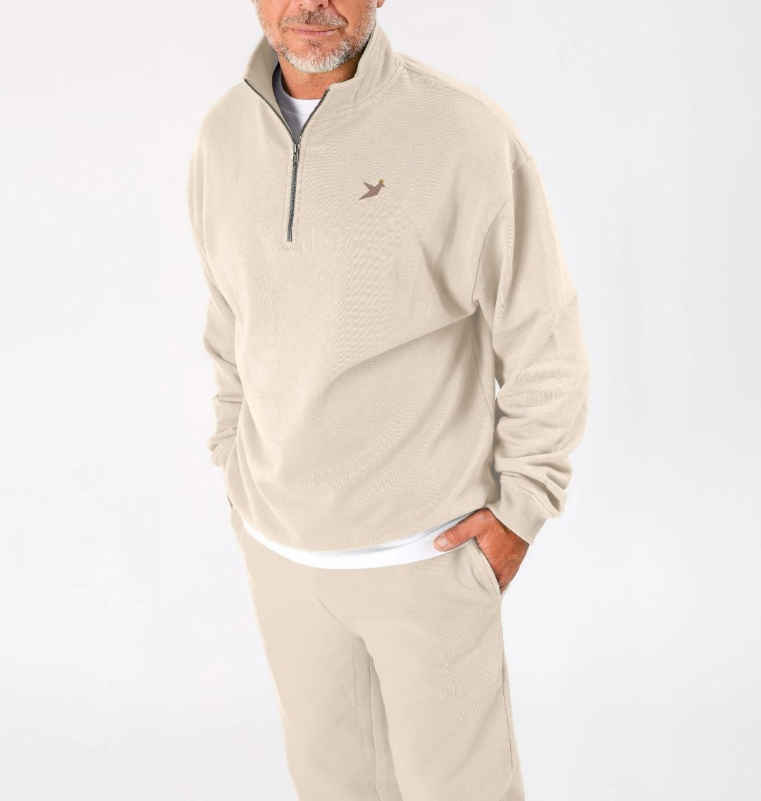 SoCal Wings - Organic Cotton Quarter-zip Unisex Sweatshirt
