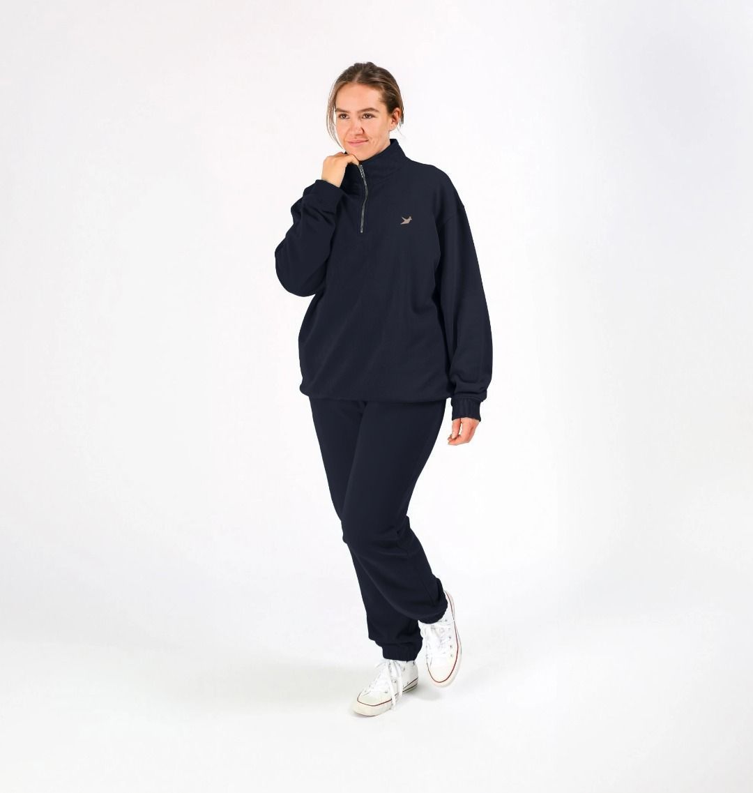 SoCal Wings - Organic Cotton Quarter-zip Unisex Sweatshirt