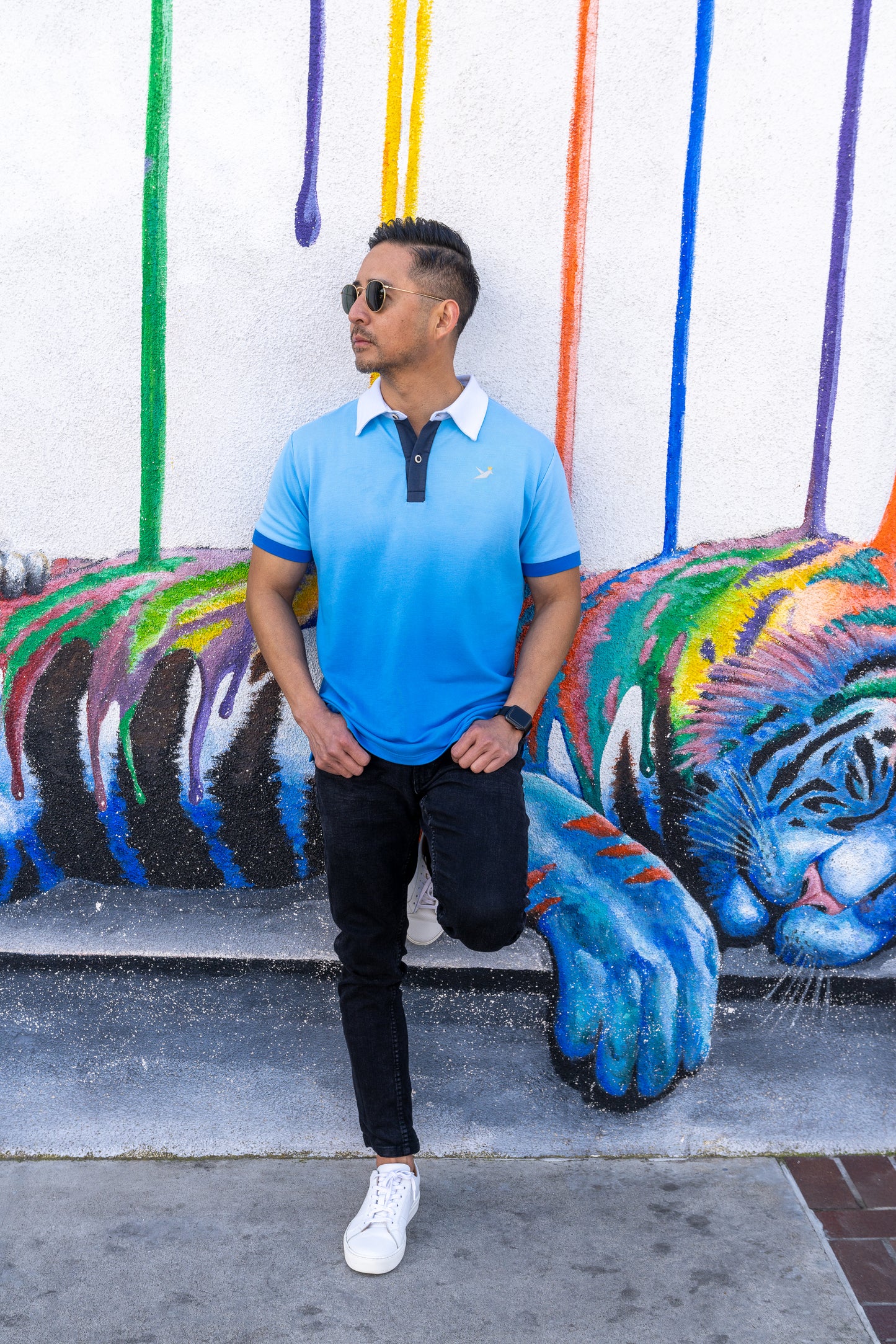 Spix Macaw - Supima Cotton Polo Shirt - Beakwings