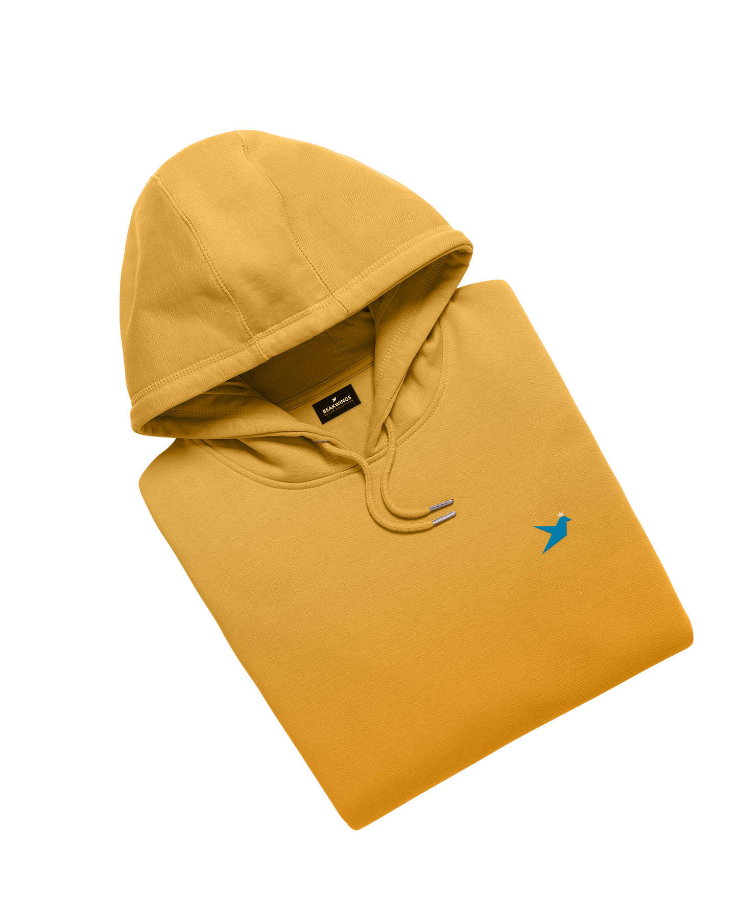 Blue-throated Macaw - Organic Cotton Unisex Ombre Hoodie - Beakwings