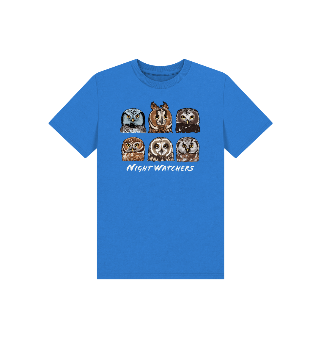 Bright Blue Printed Kids T-Shirt