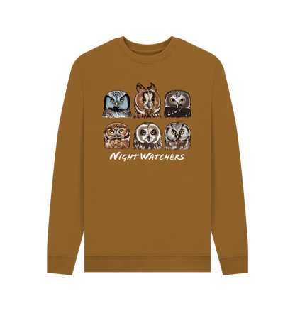 Brown Printed Sweater