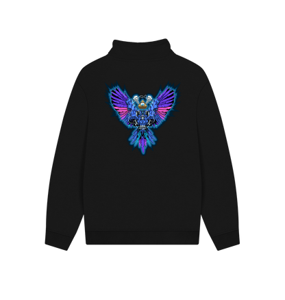 Black Printed Sweater
