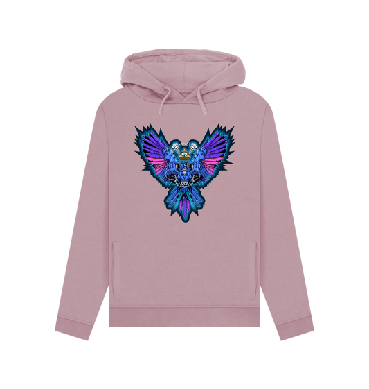 Mauve Printed Hoody