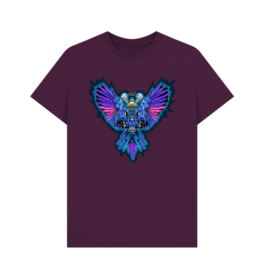 Purple Printed T-shirt