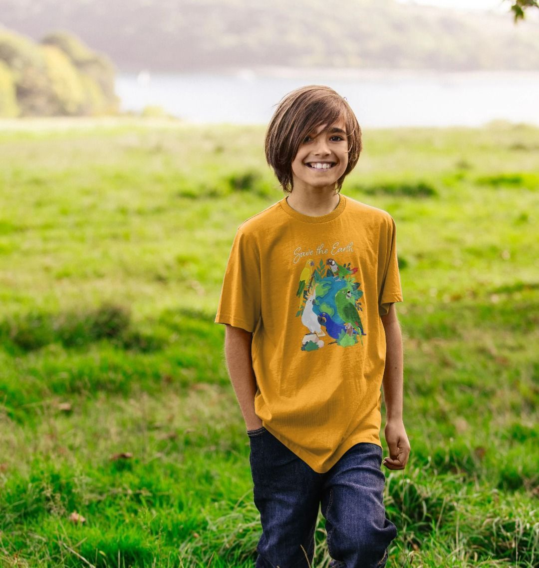 Earth Day - Organic Cotton Kids T-shirt