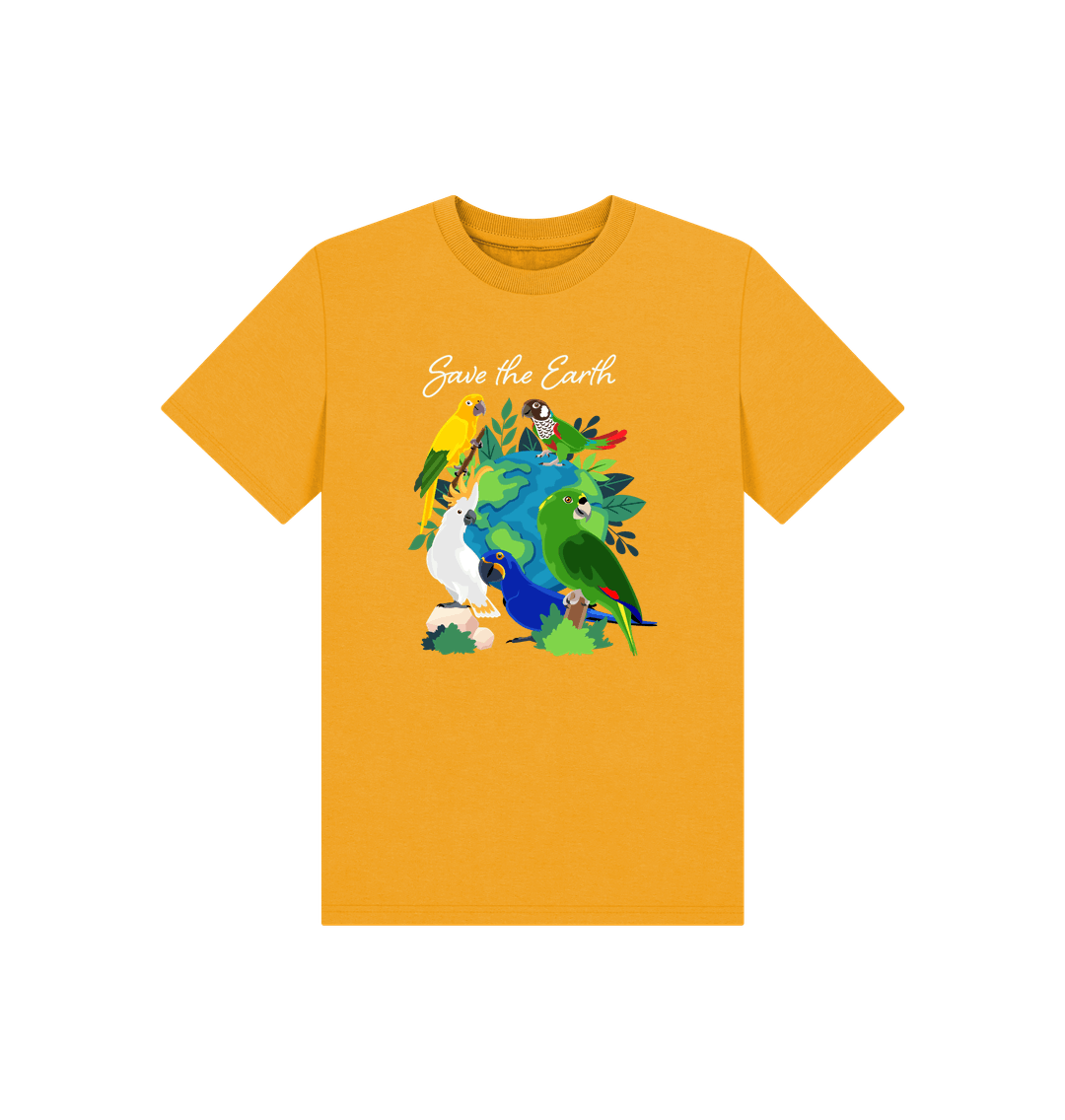 Mustard Printed Kids T-Shirt