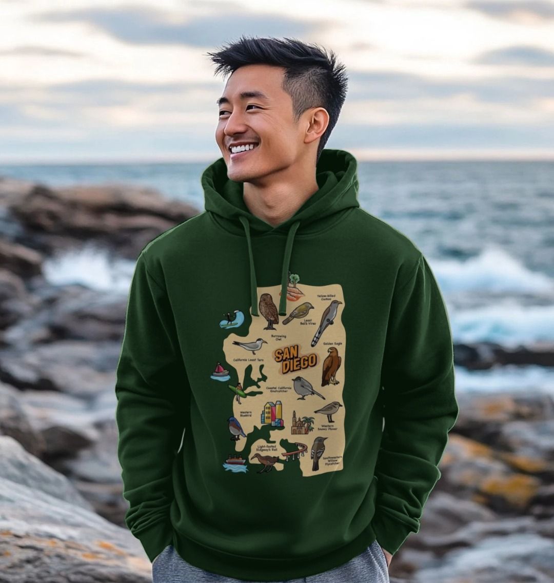 Socal Wings - Organic Men's Hoodie