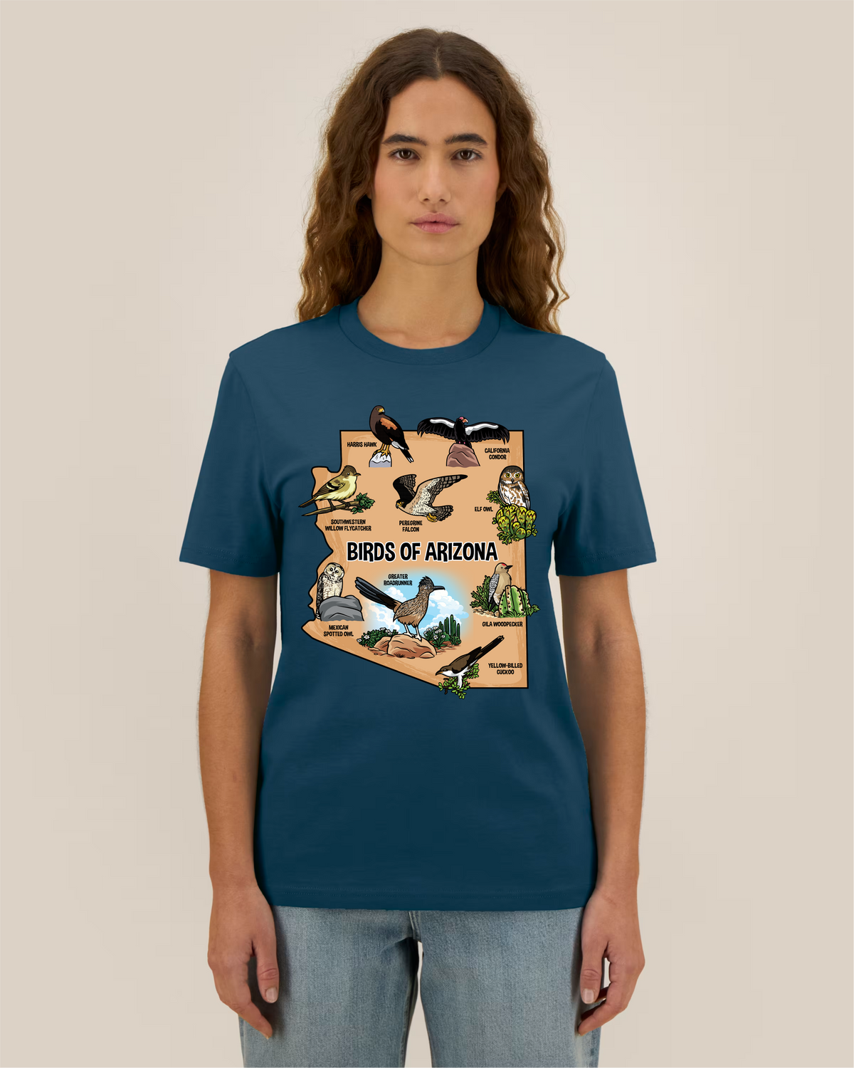 Birds of Arizona — Organic Cotton T-Shirt