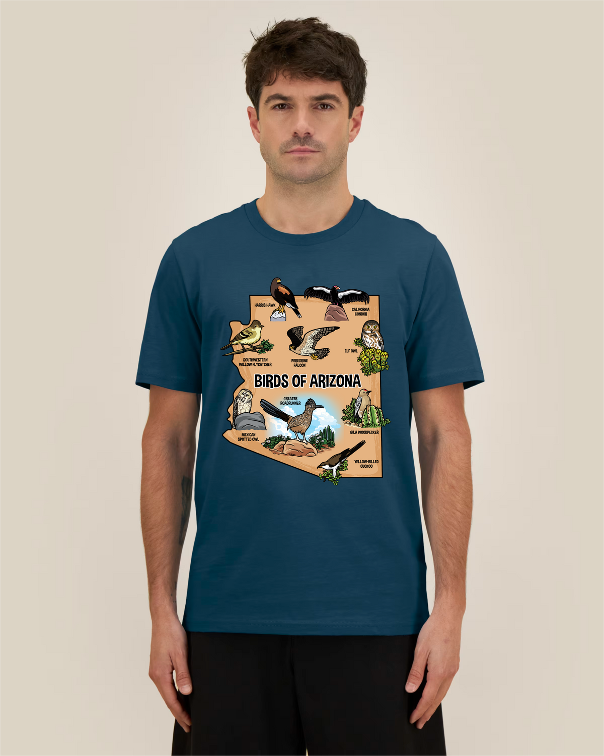 Birds of Arizona — Organic Cotton T-Shirt