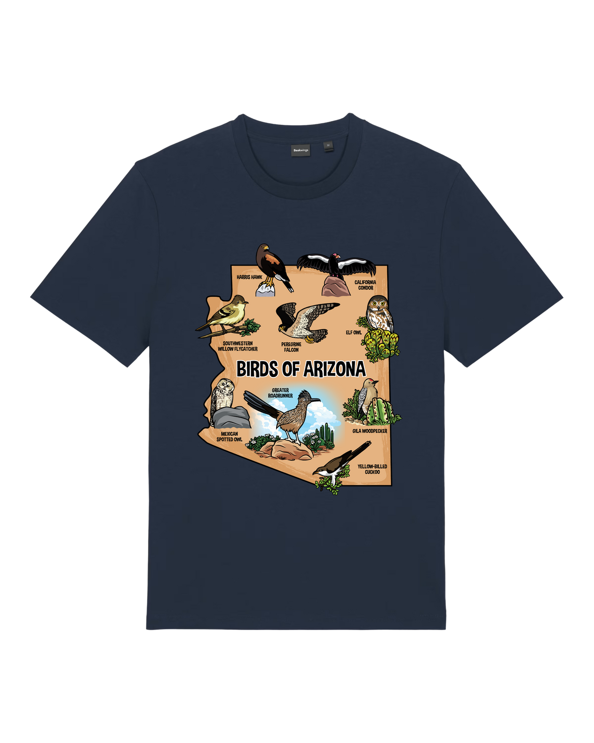 Birds of Arizona — Organic Cotton T-Shirt