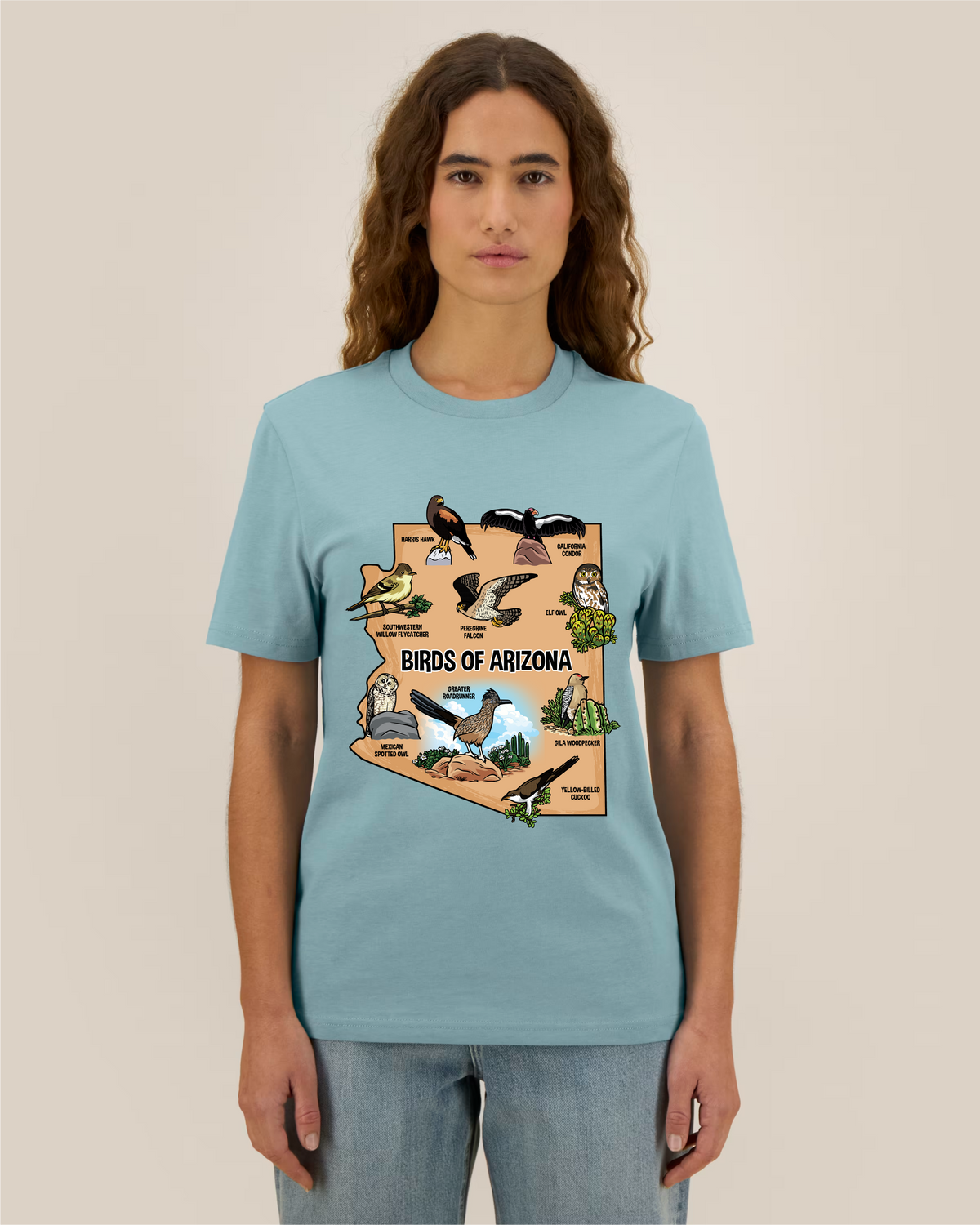 Birds of Arizona — Organic Cotton T-Shirt