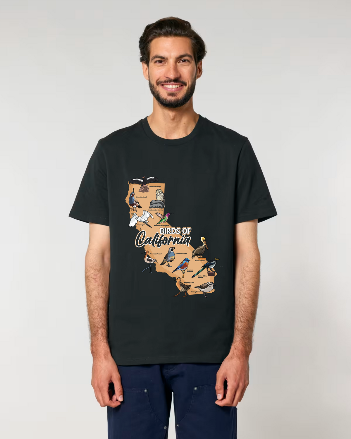 Birds of California — Organic Cotton T-Shirt