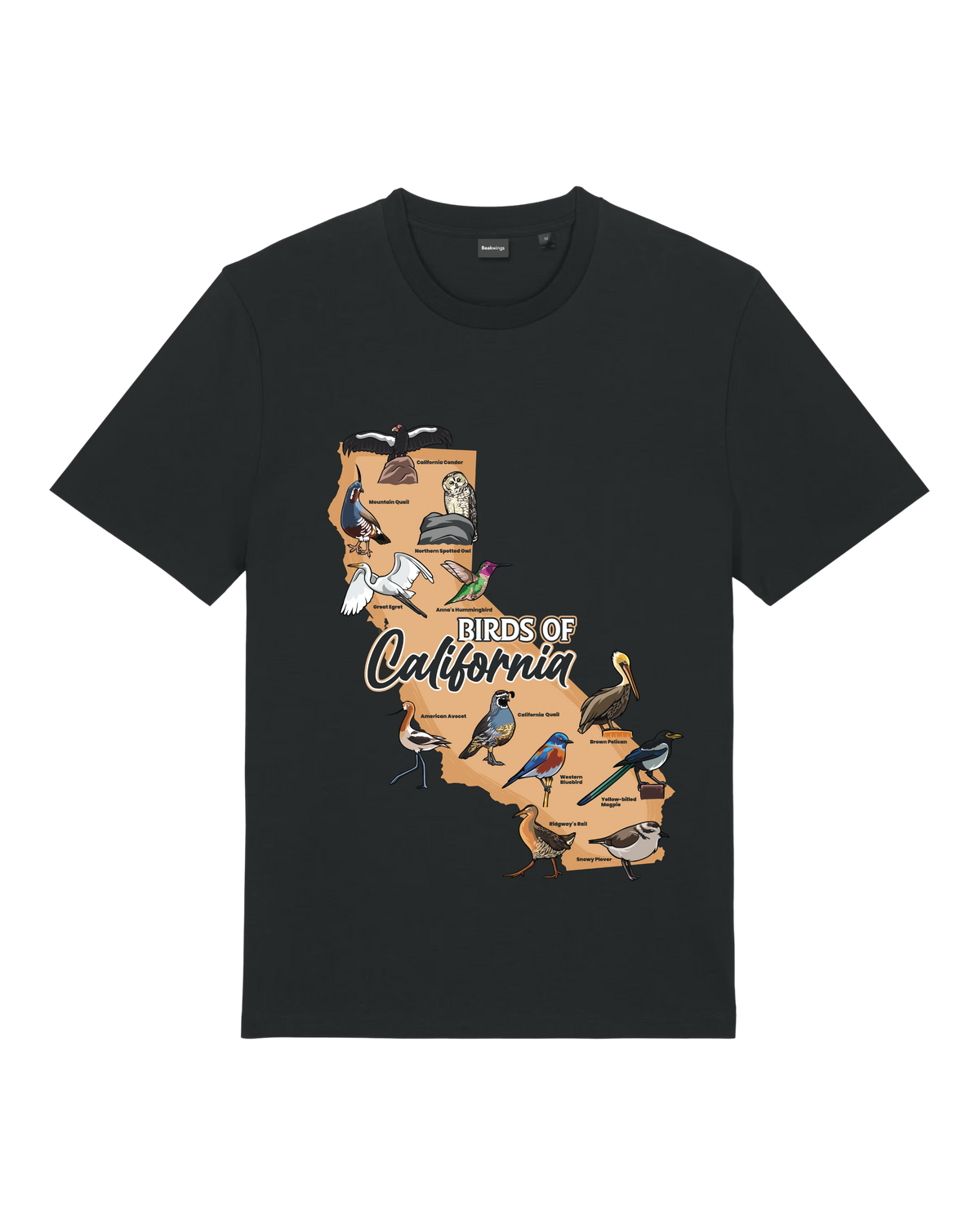Birds of California — Organic Cotton T-Shirt