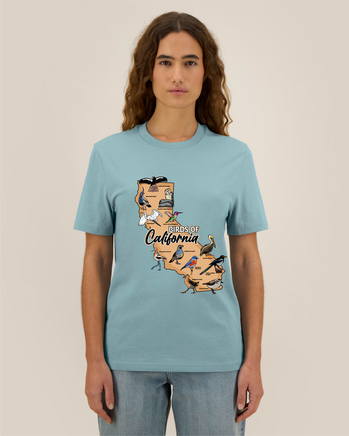 Birds of California — Organic Cotton T-Shirt