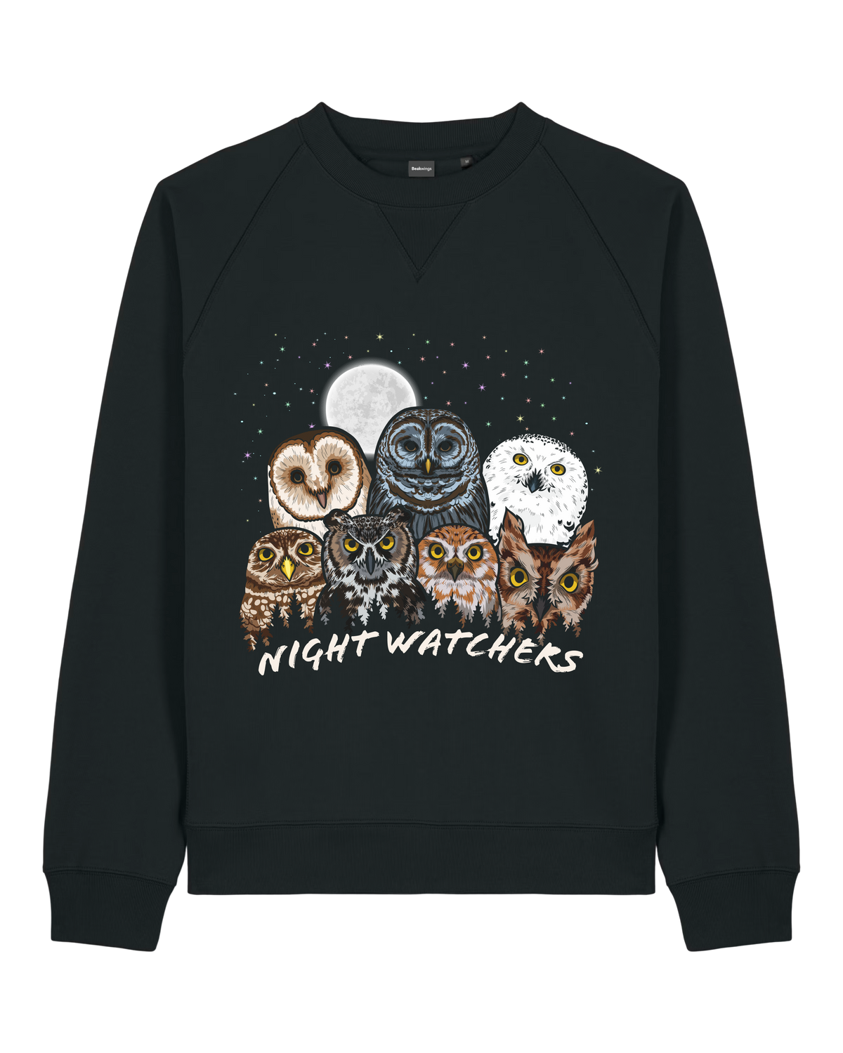Owls of North America — Organic Cotton Blend Raglan Sweatshirt