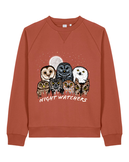 Owls of North America — Organic Cotton Blend Raglan Sweatshirt