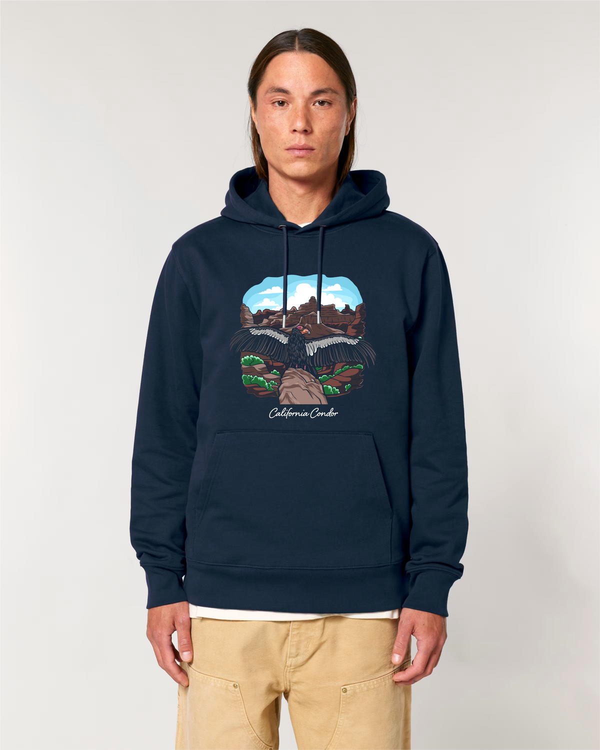 California Condor — Organic Cotton Blend Hoodie