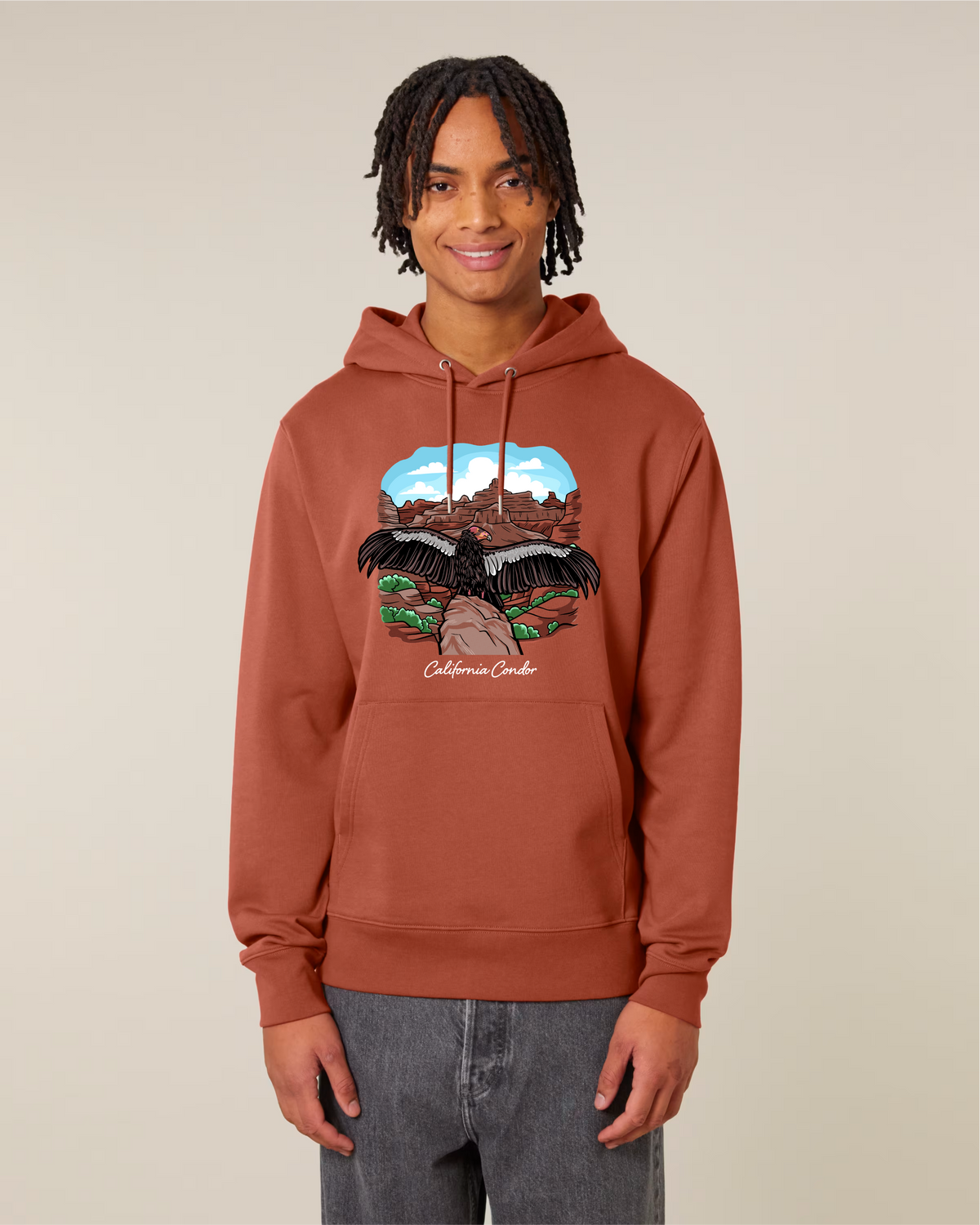 California Condor — Organic Cotton Blend Hoodie