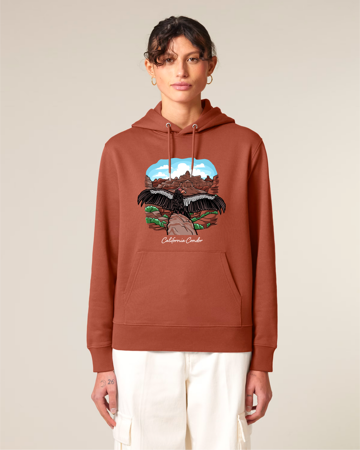 California Condor — Organic Cotton Blend Hoodie