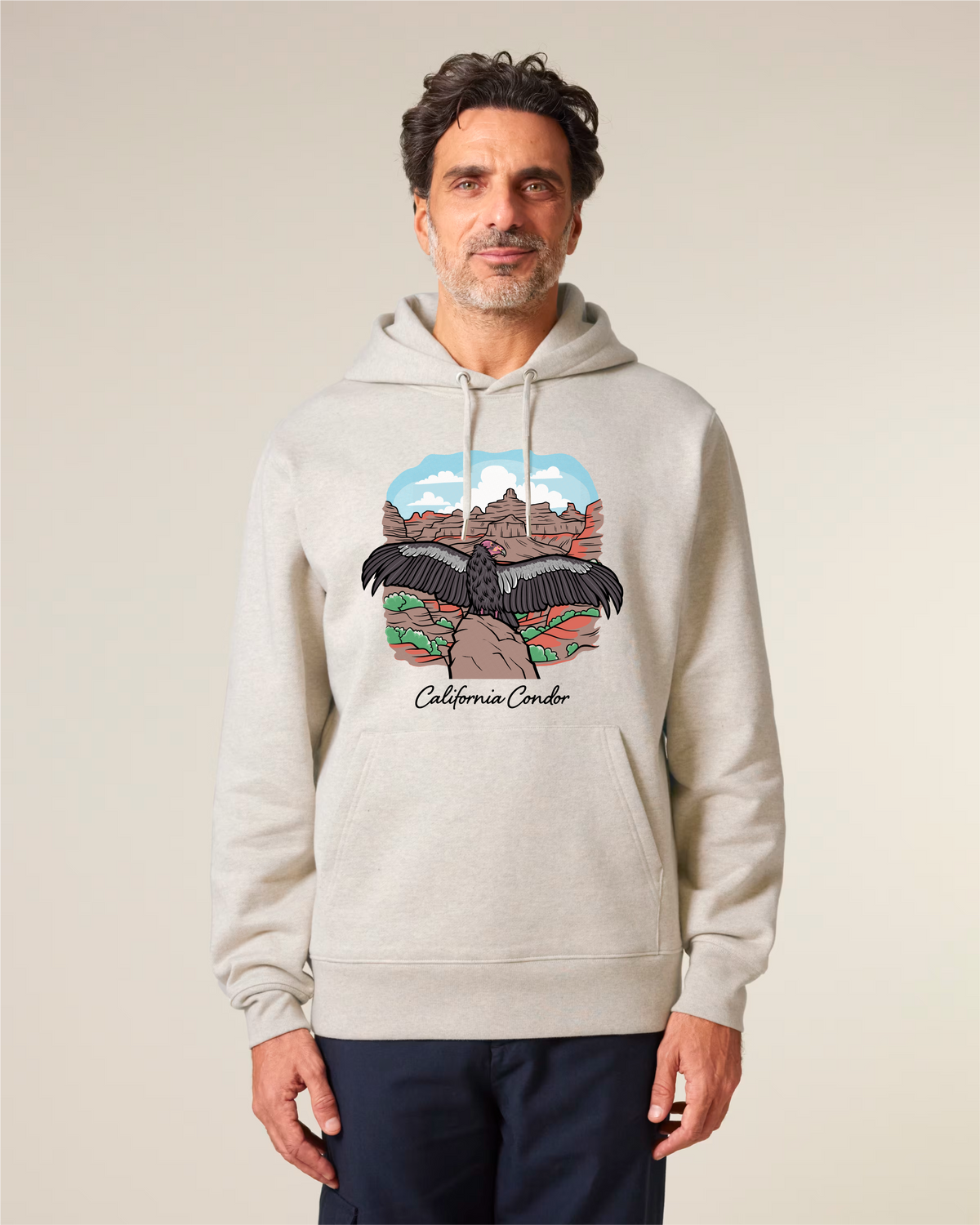 California Condor — Organic Cotton Blend Hoodie