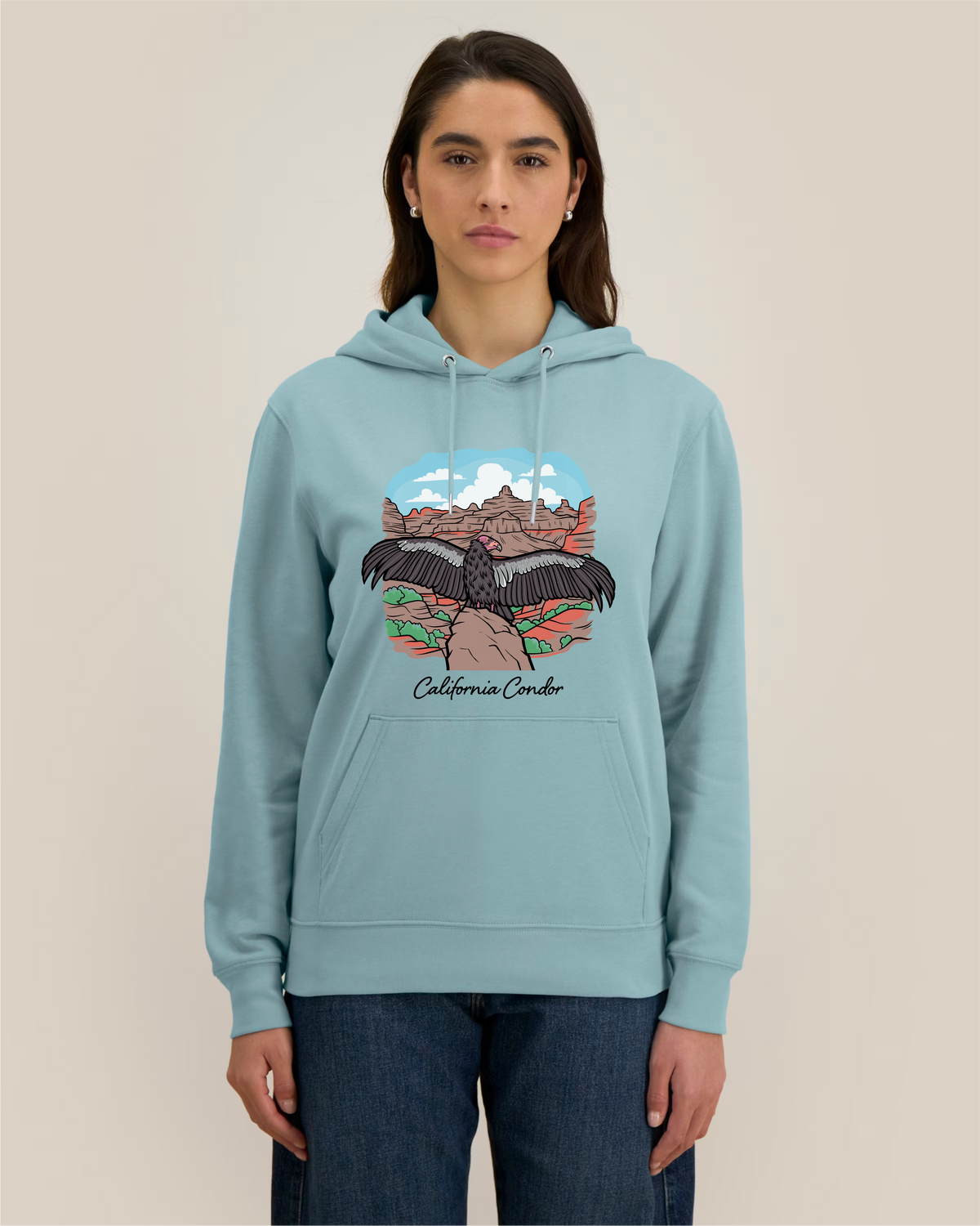 California Condor — Organic Cotton Blend Hoodie