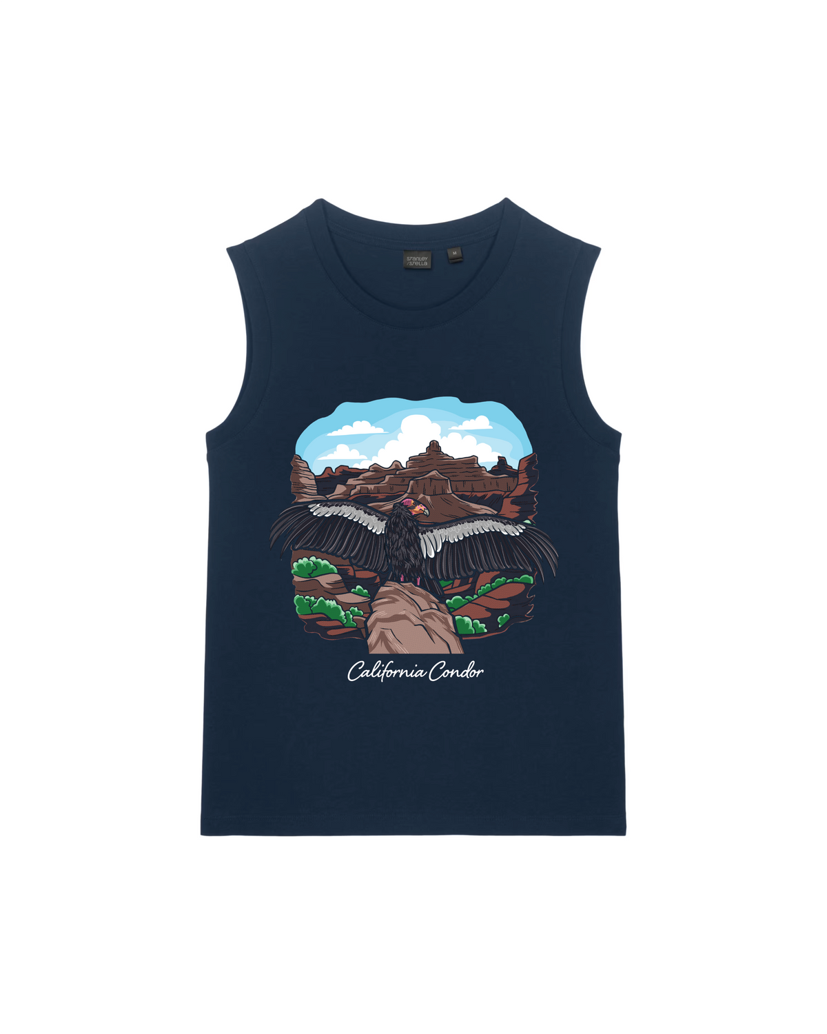 California Condor — Organic Cotton Tank Top
