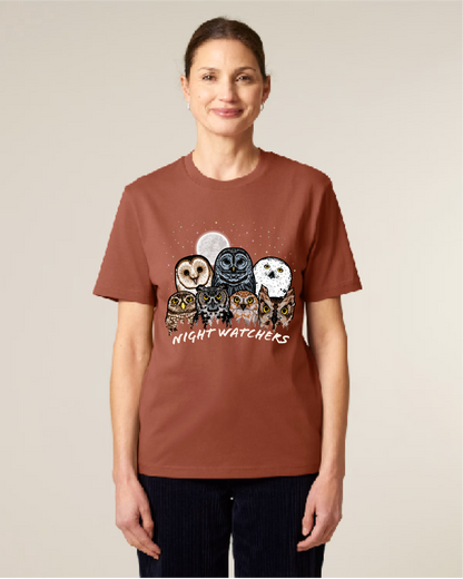 Owls of North America — Organic Cotton T-Shirt
