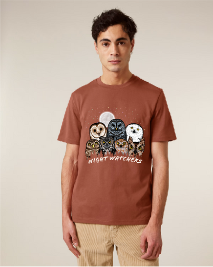 Owls of North America — Organic Cotton T-Shirt