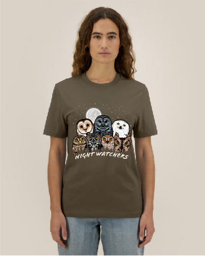 Owls of North America — Organic Cotton T-Shirt