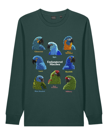 Endangered Macaws — Organic Cotton Long Sleeve