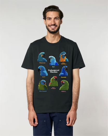 Endangered Macaws — Organic Cotton T-Shirt