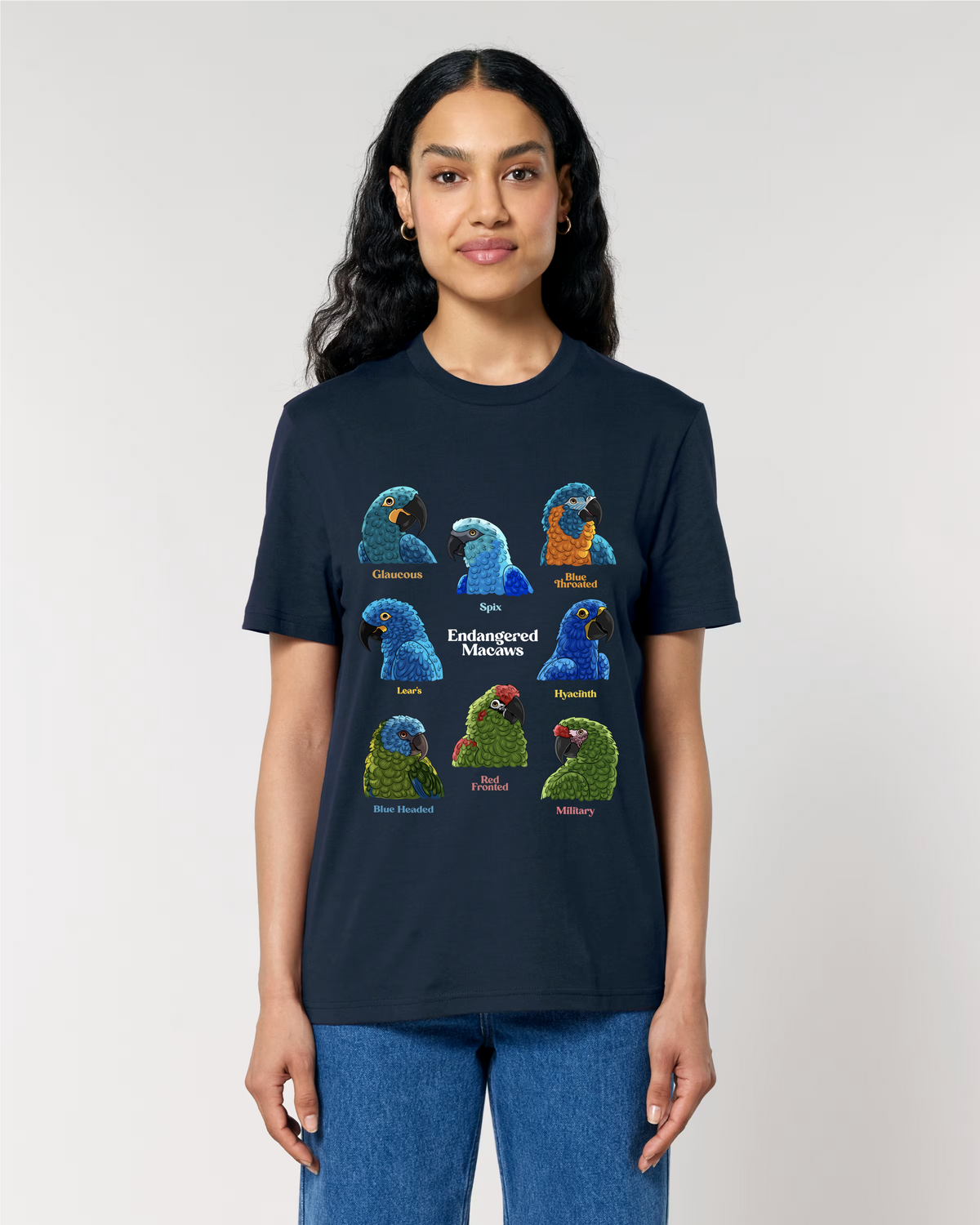 Endangered Macaws — Organic Cotton T-Shirt