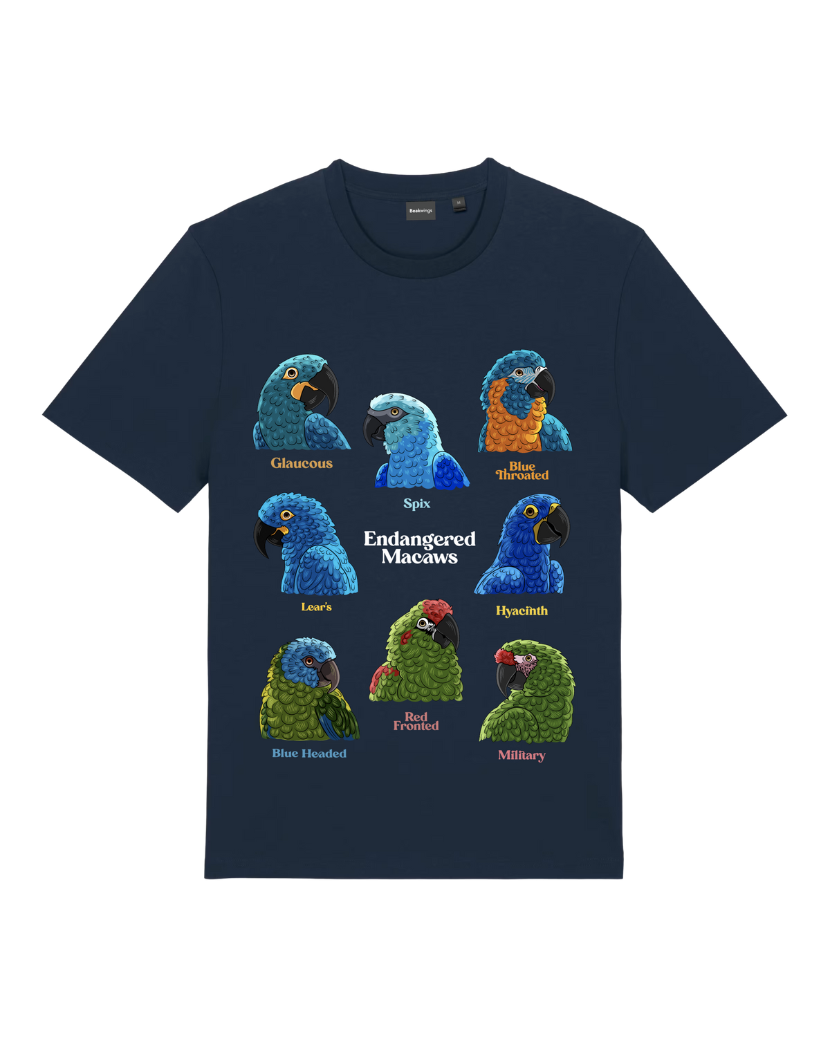 Endangered Macaws — Organic Cotton T-Shirt
