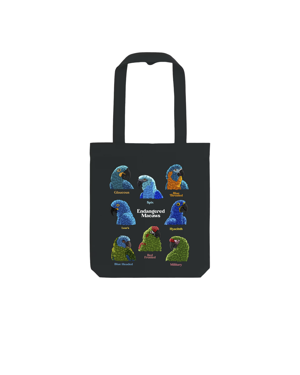 Endangered Macaws — Recycled Cotton Tote