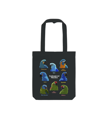 Endangered Macaws — Recycled Cotton Tote