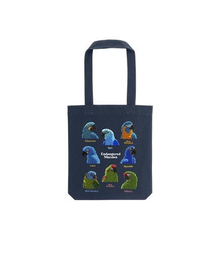 Endangered Macaws — Recycled Cotton Tote